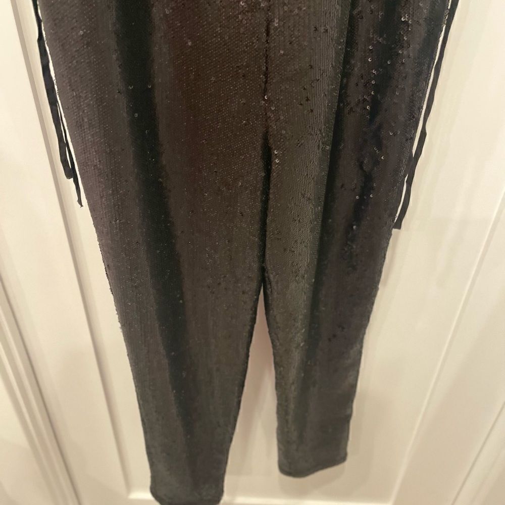 NEW Free People Black Sequins Jumpsuit.Size XS - Picture 9 of 15